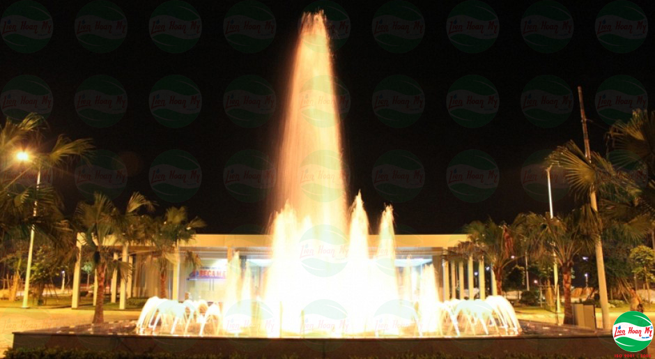 Phun nước nghệ thuật biệt thự Aroma Becamex